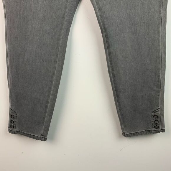 NWT J. Jill denim women’s Authentic fit slim ankle jeans onyx wash sz 16 petite - Picture 6 of 10